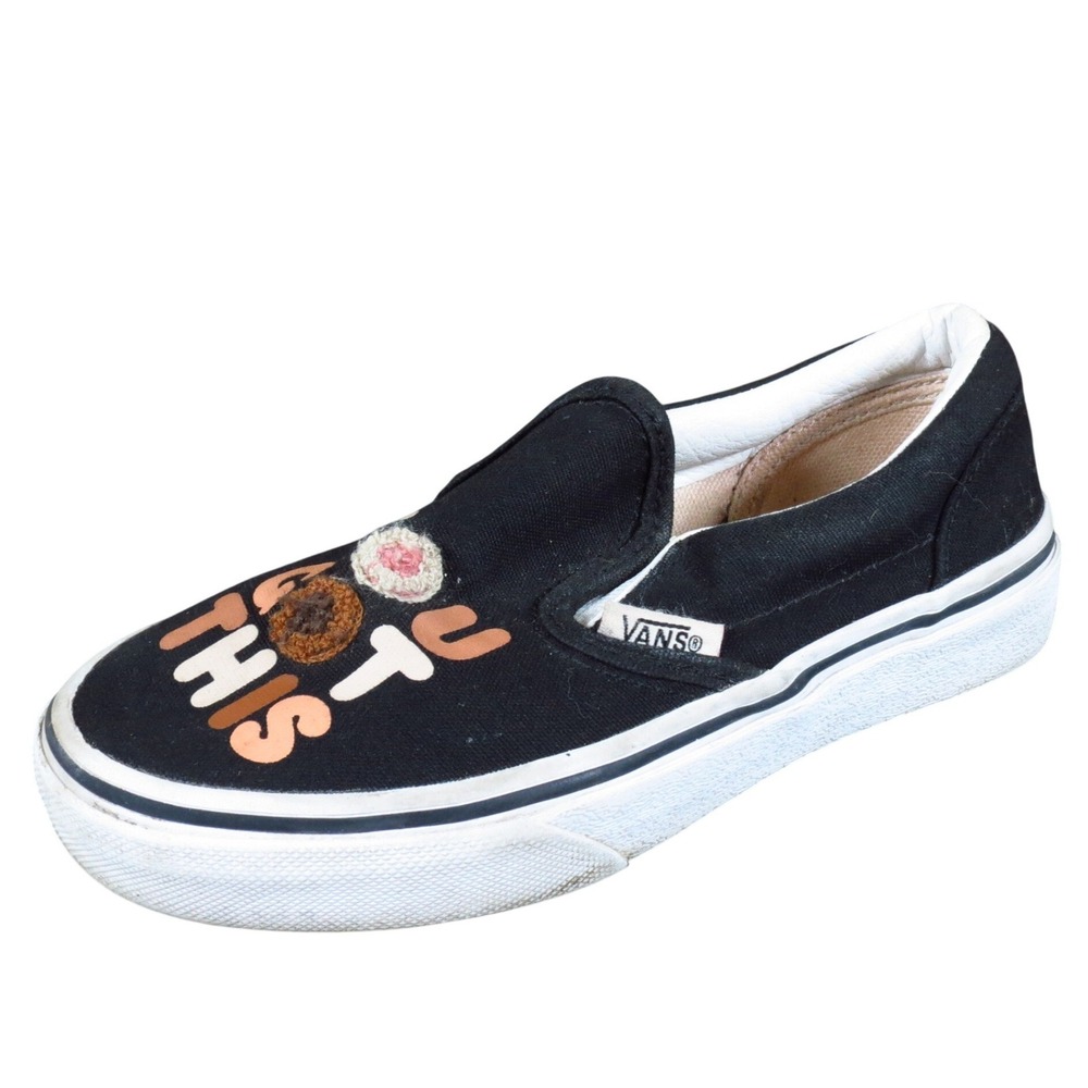 Vans Classic Slip-On Breast Cancer Awareness Toddler Boys Casual Size 12C Black‎